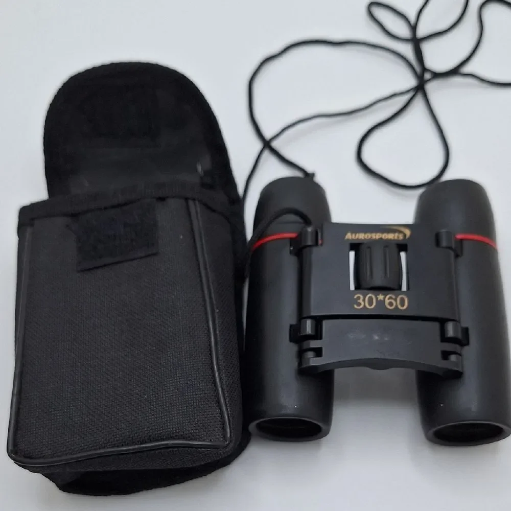 Black AURORASPORTS Binoculars with Case